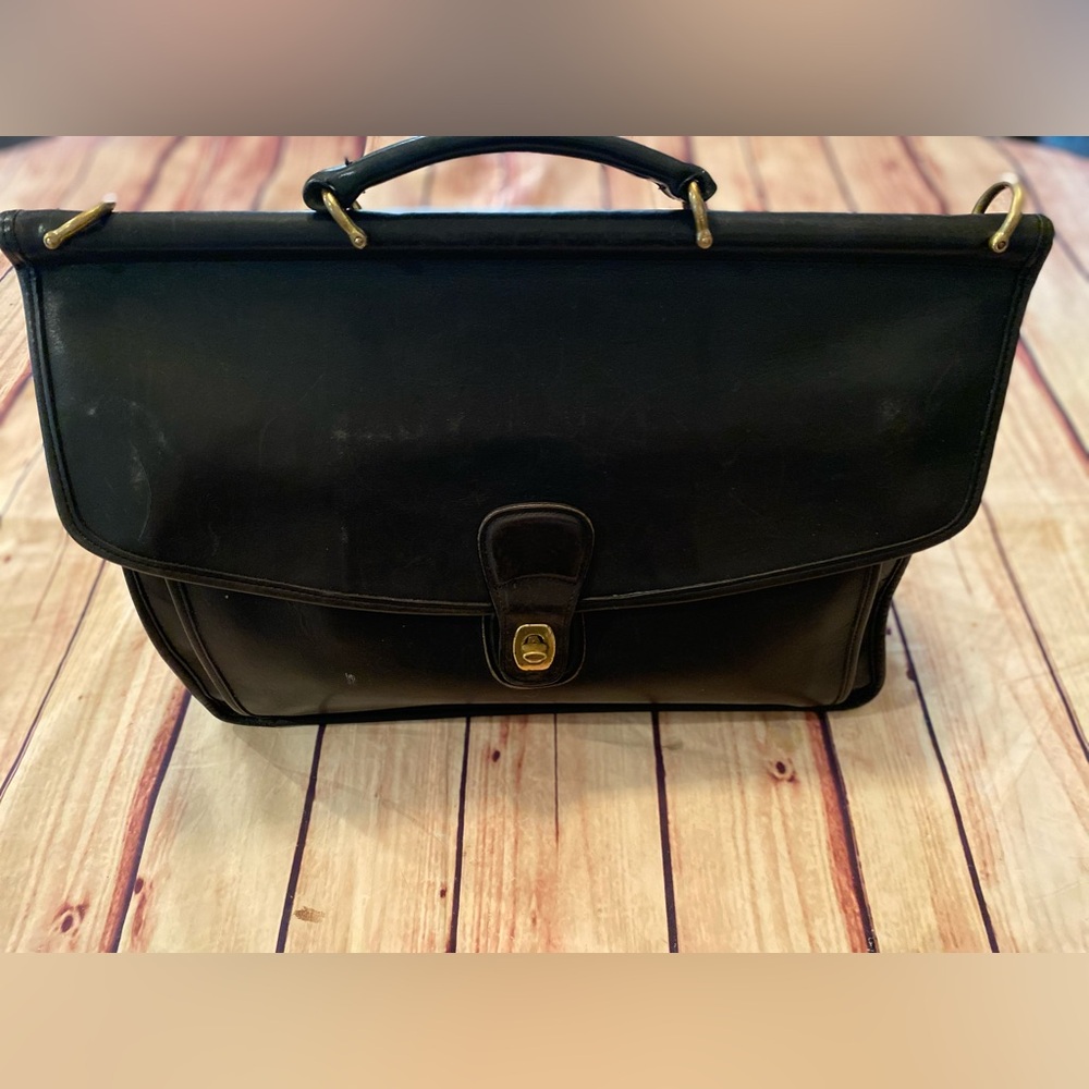 Vintage COACH Morgan Briefcase 5266 black